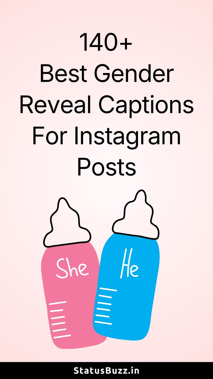 Have you ever searched for gender reveal captions for Instag