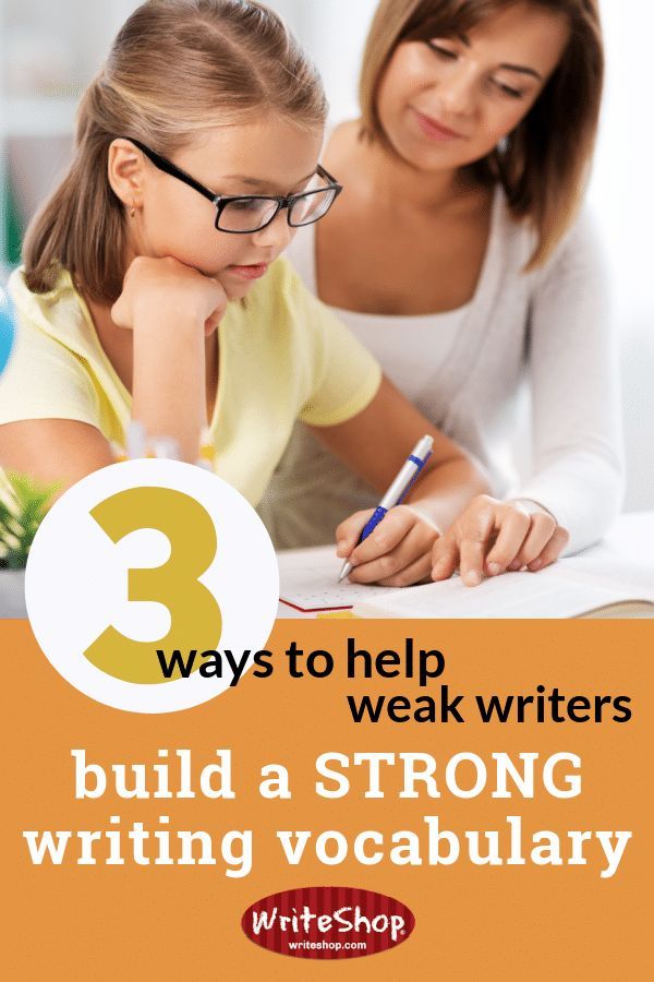 Do your homeschool kids have a weak writing vocabulary? Here