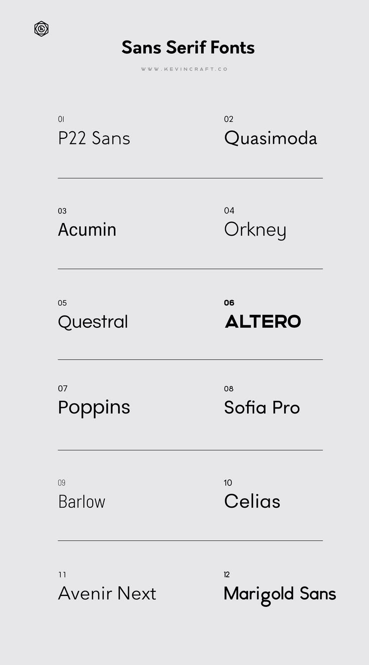 Discover a carefully curated collection of exceptional sans 