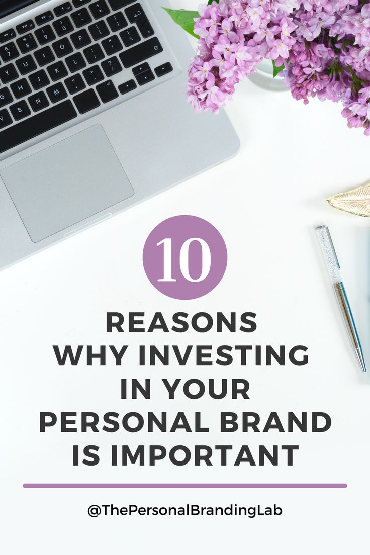 Investing in your personal brand is a strategic commitment t