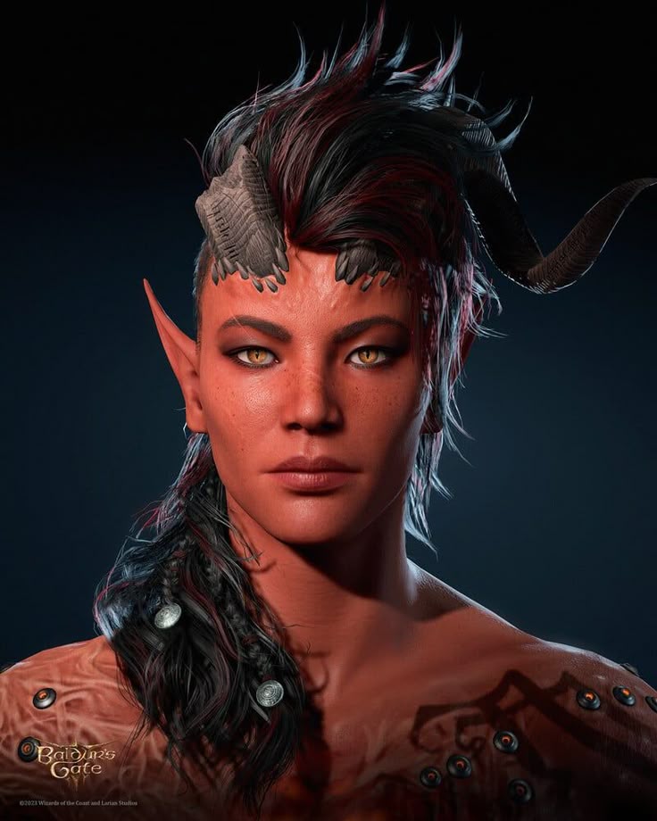 ArtStation - Karlach Head Baldurs Gate 3