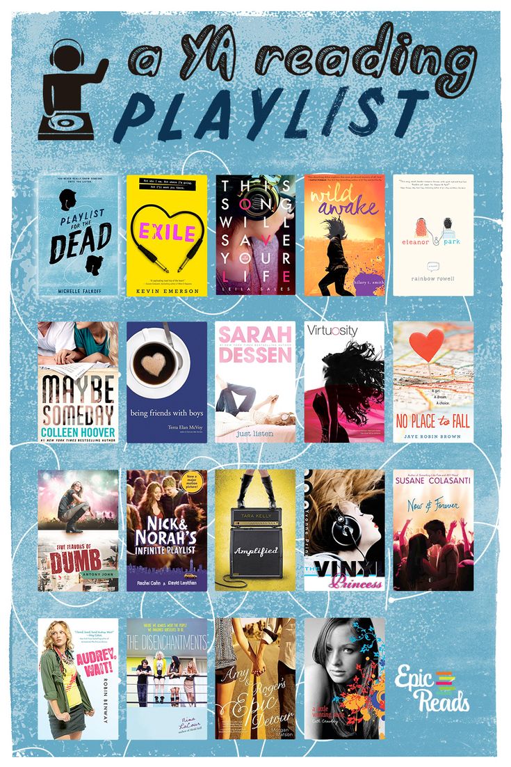 Reading list of YA music books. YA books that heavily featur