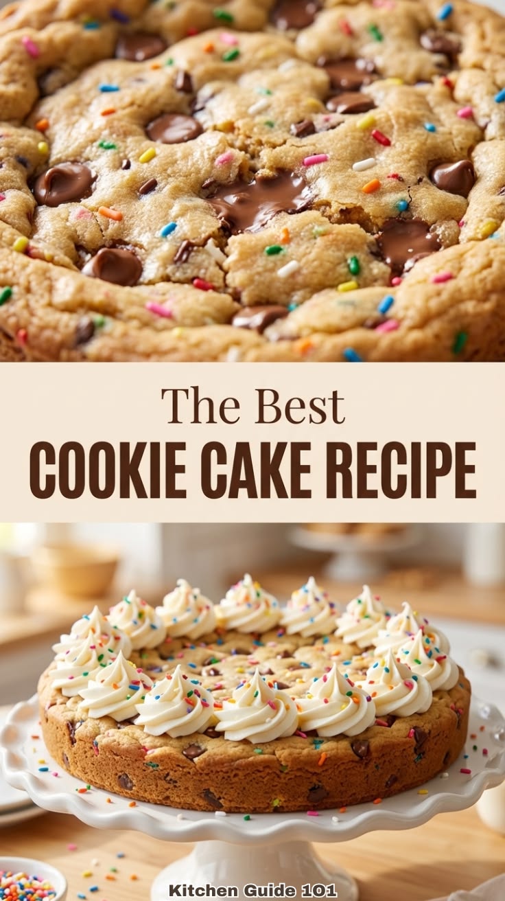 Want a cookie cake recipe that’s soft, chewy, and perfect fo