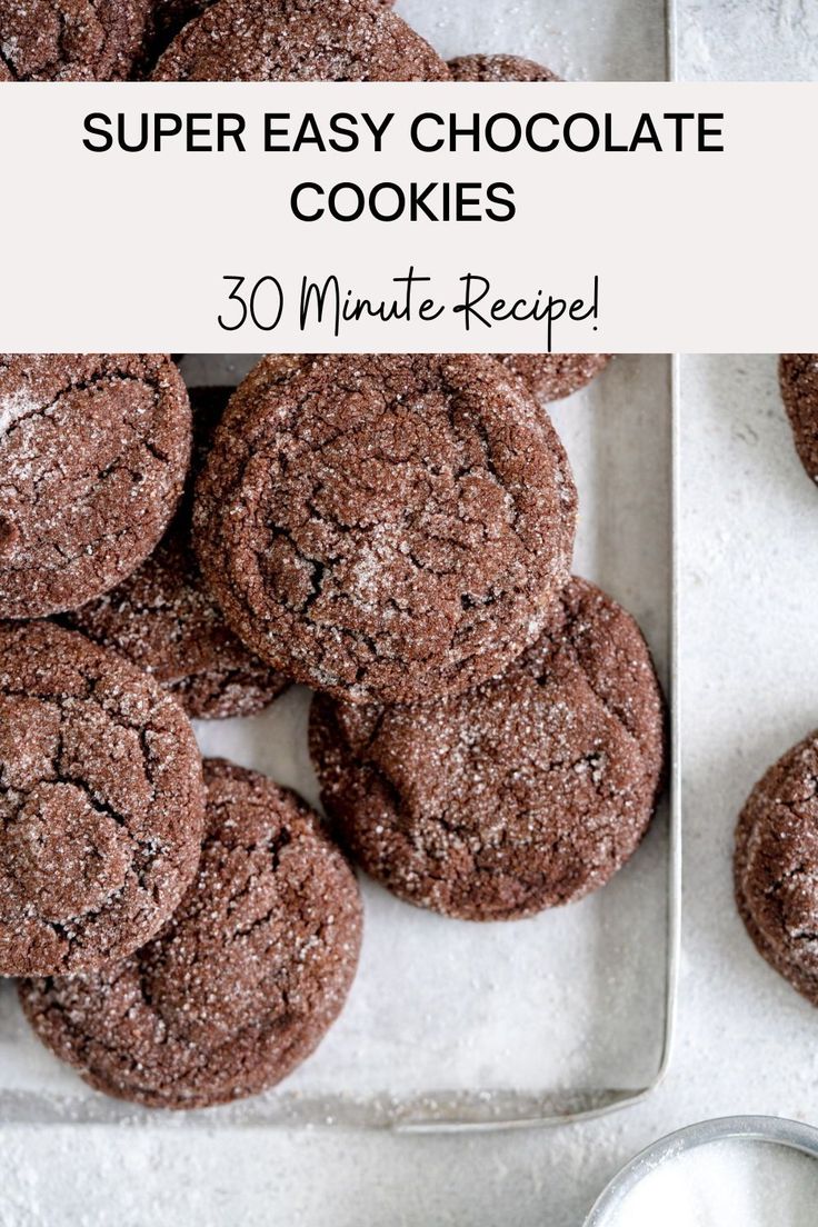 This Chewy Chocolate Cookie recipe will be your new go to ea