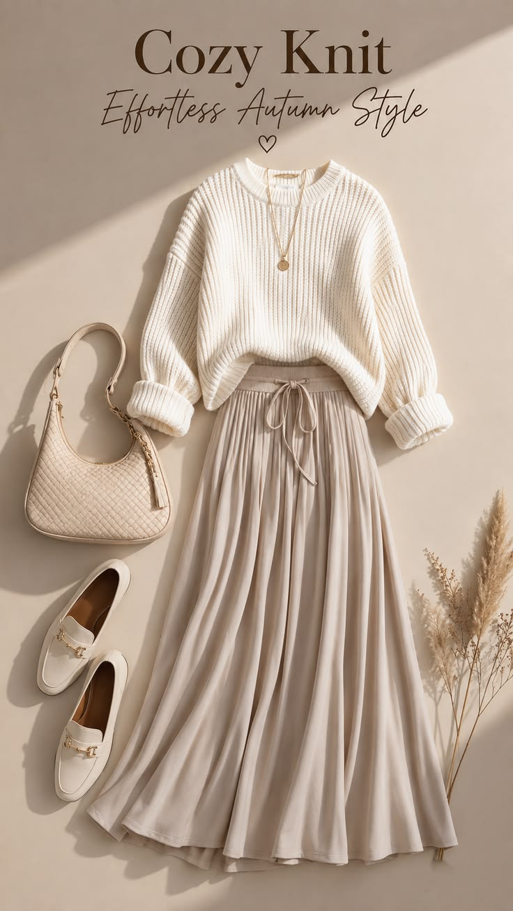 knit meets effortless elegance 🤍 This chic white sweater out
