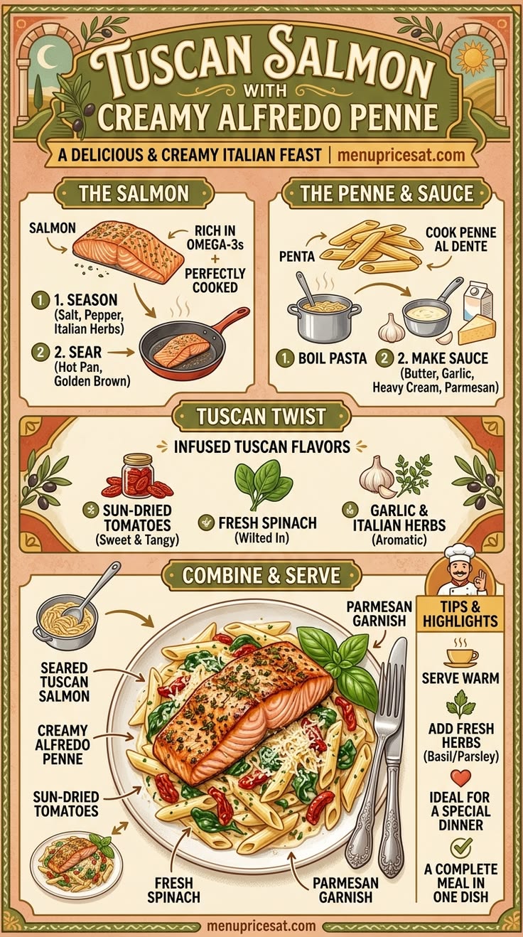 Make restaurant-style salmon at home with creamy garlic Alfr