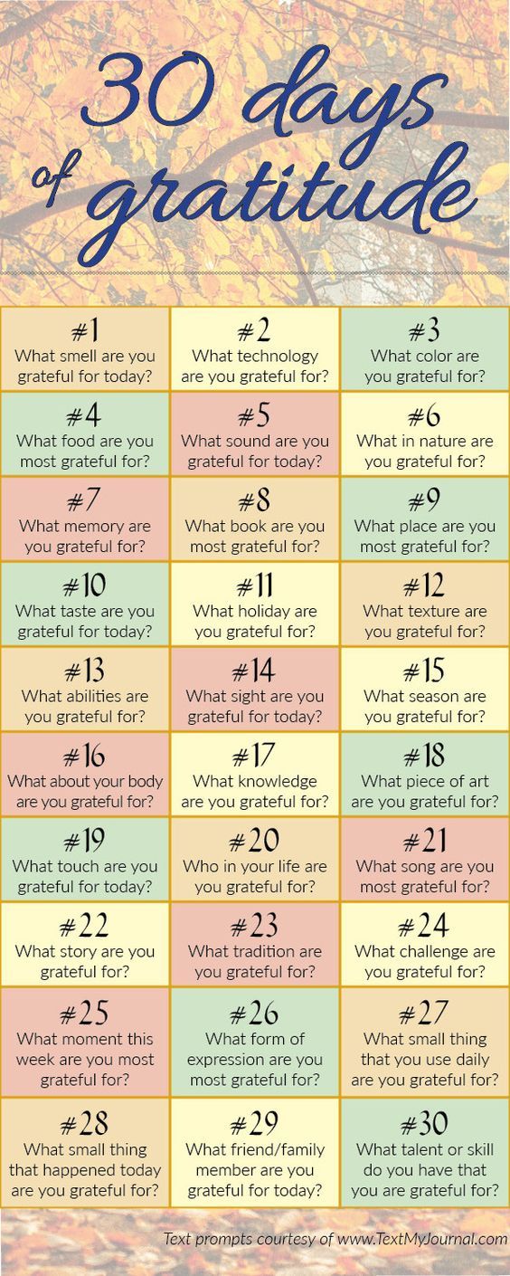 An attitude of gratitude starts here. Start with this 30 day