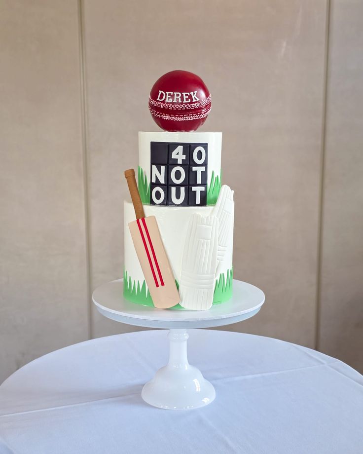 Celebrating a milestone innings with this custom cricket-the