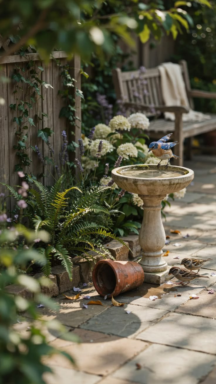 Learn the most common bird bath placement mistakes and disco