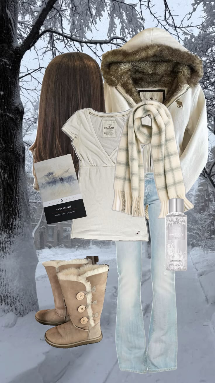 #winter #2000s #cute #outfit #lanadelrey