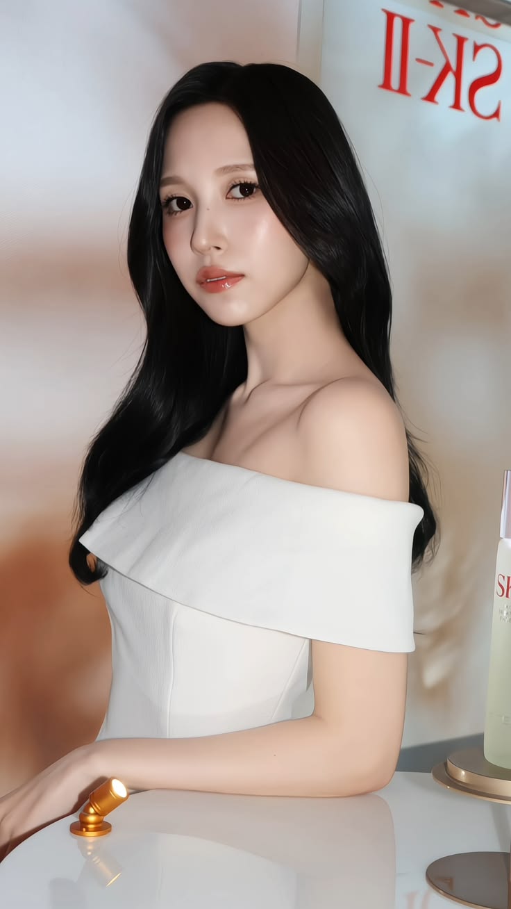Mina for Sk-II event wallpaper  ་༘࿐