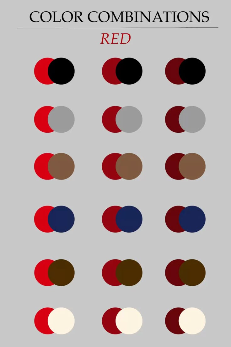 #redcolorcombinations #redshades #redandwhite #redandblack #