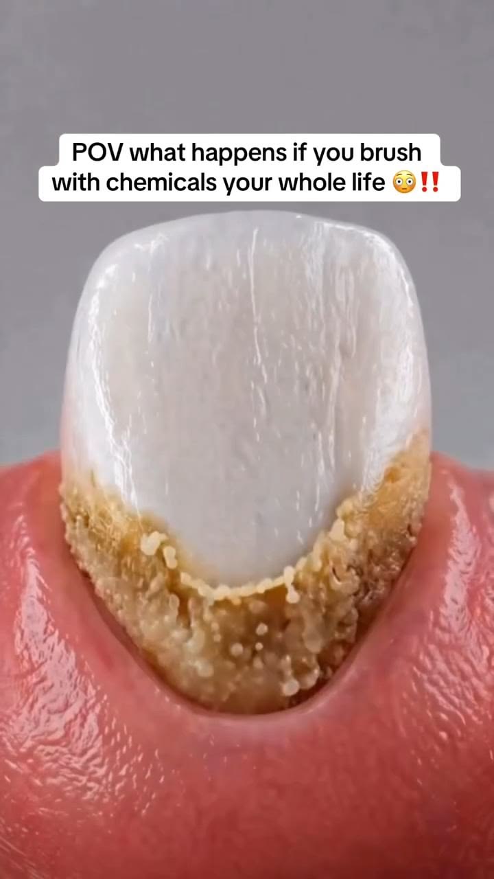 Plastic toothbrushes and chemical toothpastes are harmful to