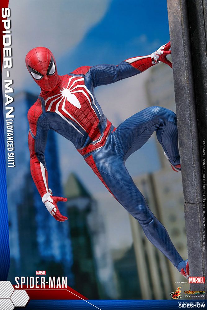 Marvel Spider-Man Advanced Suit Sixth Scale Figure by Hot To
