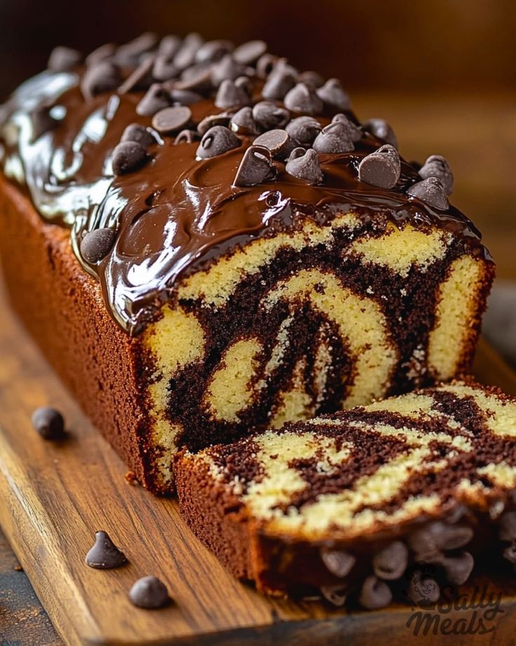 Double Chocolate Ricotta Marble Cake