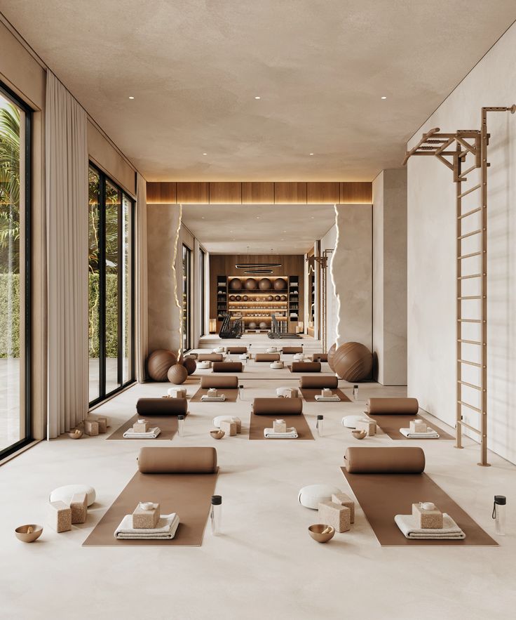 MEDITATION AND GYM ZONES IN U.A.E :: Behance