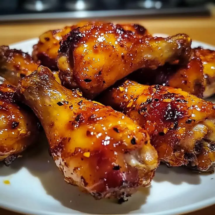 Crispy Oven-Baked Honey Garlic Chicken Drumsticks Delight