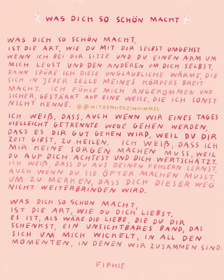 Gibt es so einen Menschen in eurem Leben? 🌸 © Fiphie, 2019