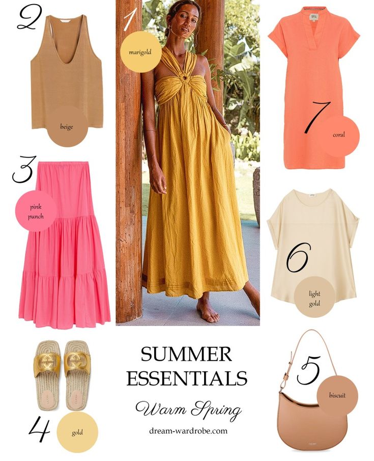 Summer Shopping Guide for the Spring Color Types – Dream War