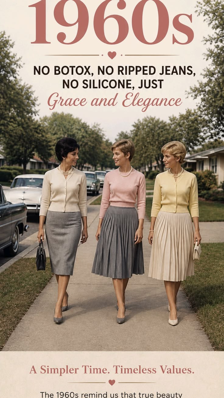 Step back into the elegance of the 1960s, where polished fas