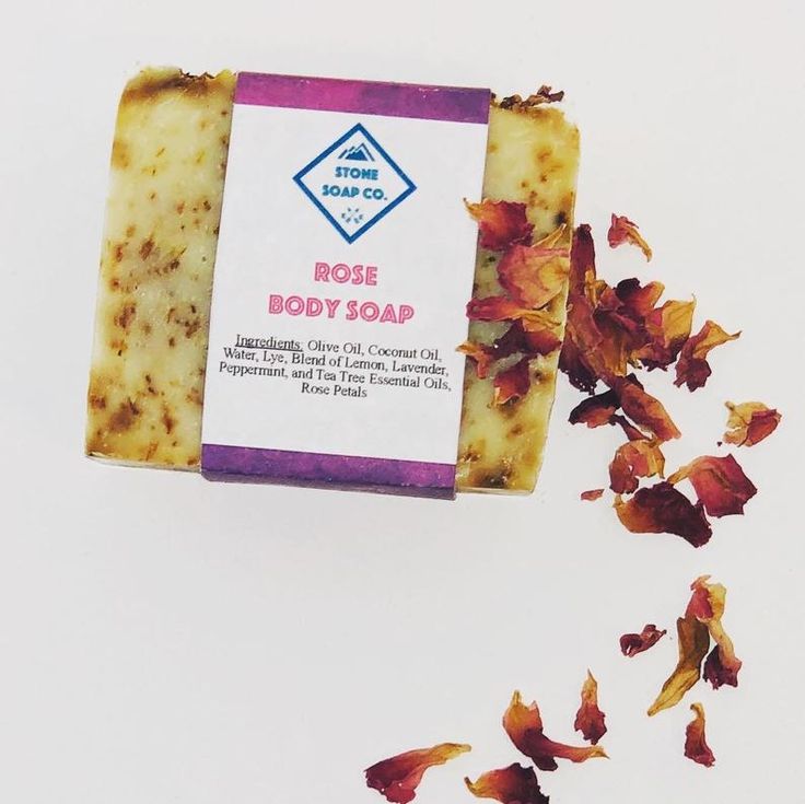 Rose Natural Body Soap | Etsy