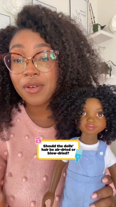 It's best to airdry to maintain the integrity of their curls
