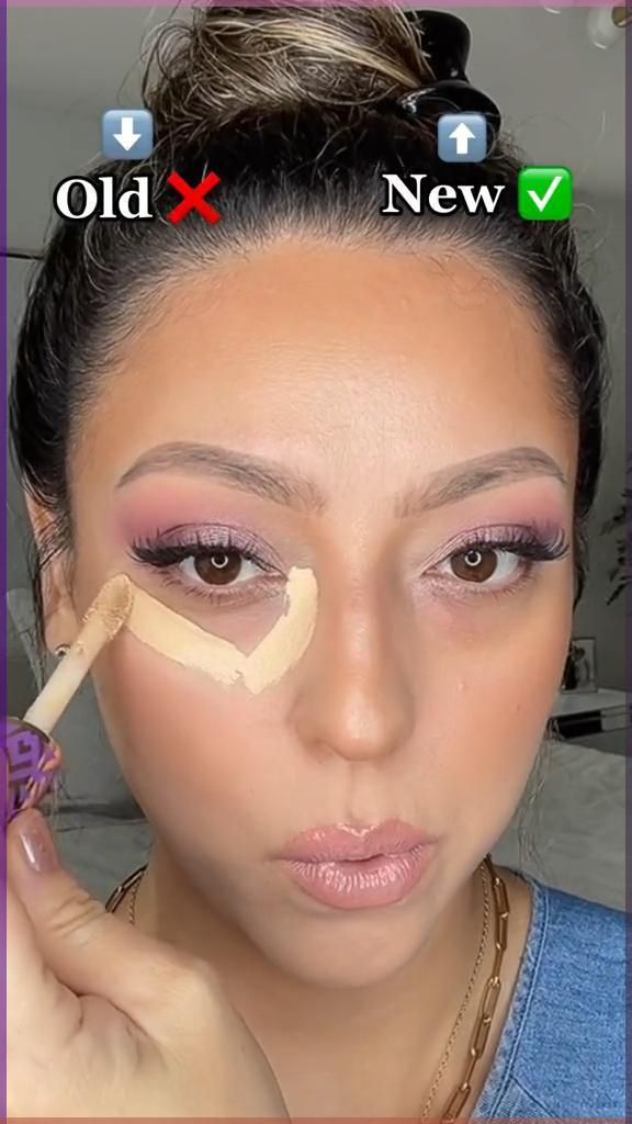 Old vs New trending method of how to apply your concealer 🫶🏼