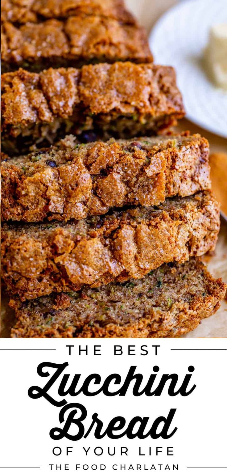 The Best Zucchini Bread of Your Life from The Food Charlatan