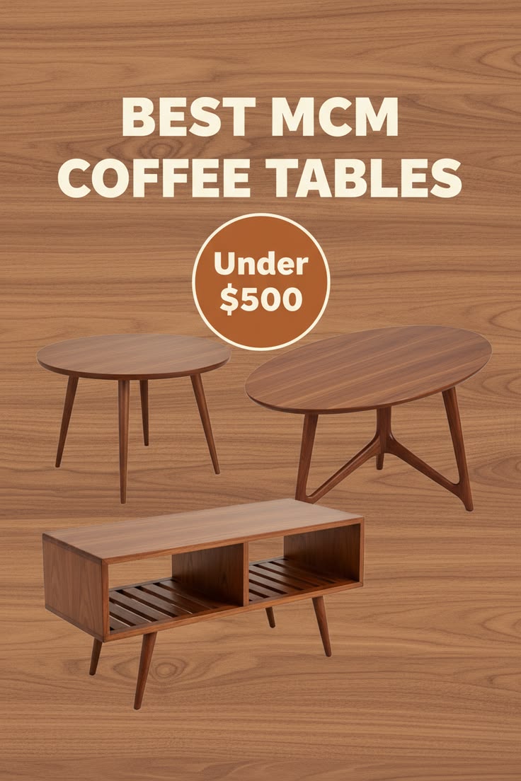 Shopping for an affordable Mid-Century Modern coffee table? 
