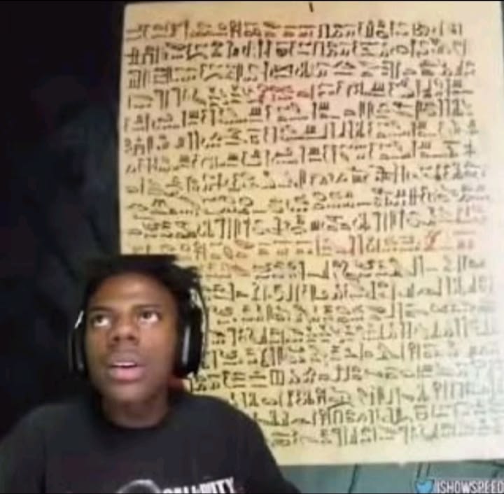 the witch reciting my hw writing as an actual black magic