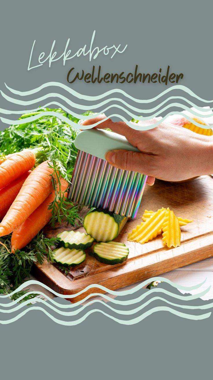 Wellenschneider für Obst & Gemüse – gesund snacken mit Stil

