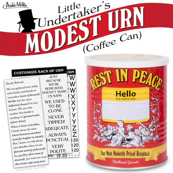 For the cost-conscious individual, Archie McPhee is offering