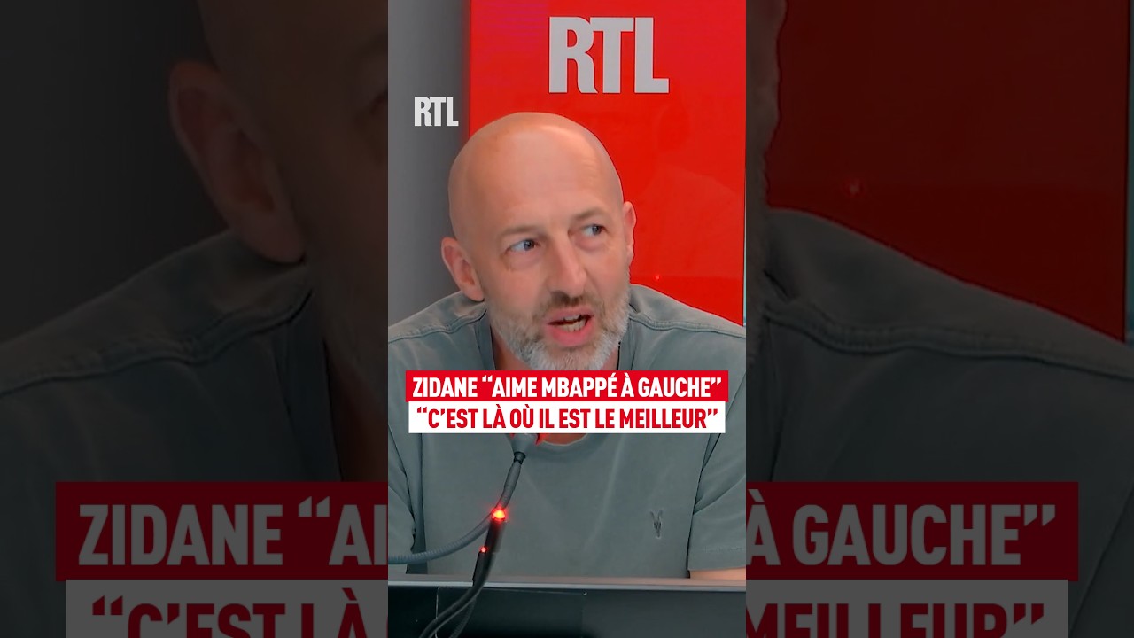 Zidane "aime beaucoup Mbappé à gauche" : "C'est là où pour moi il est le meilleur"