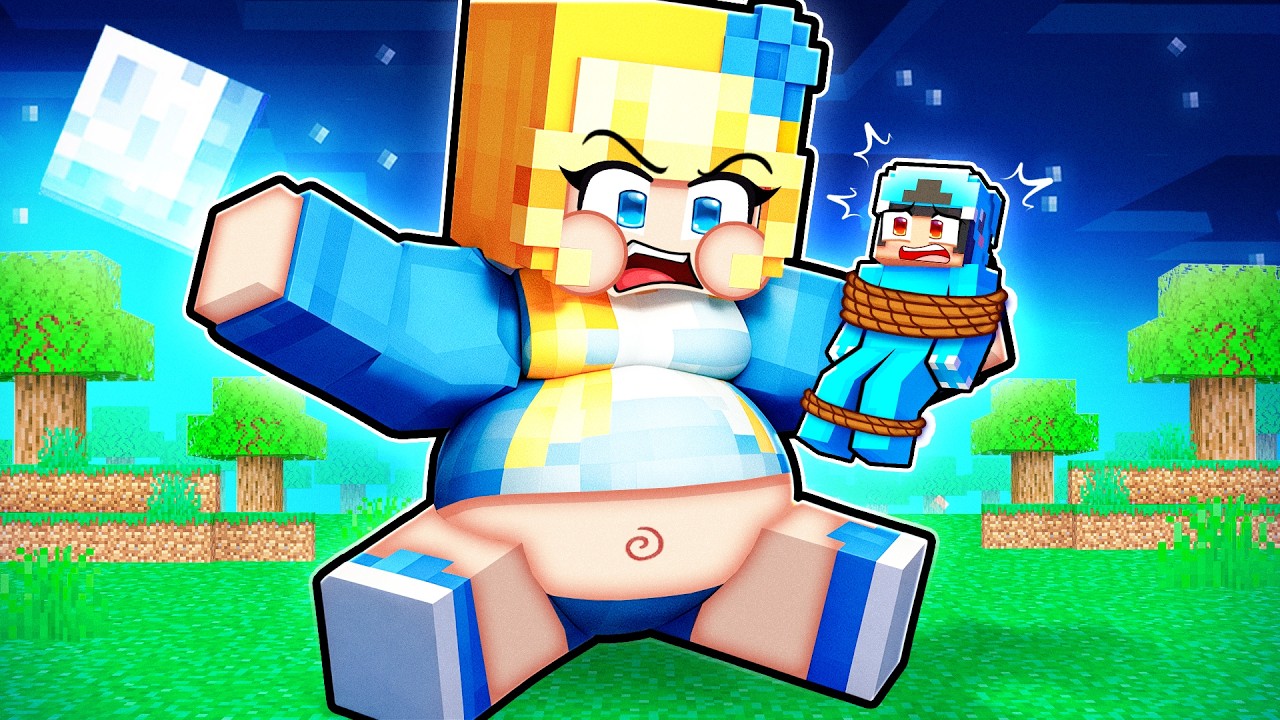 Omz Girl Stalker EAT'S OMZ in Minecraft!