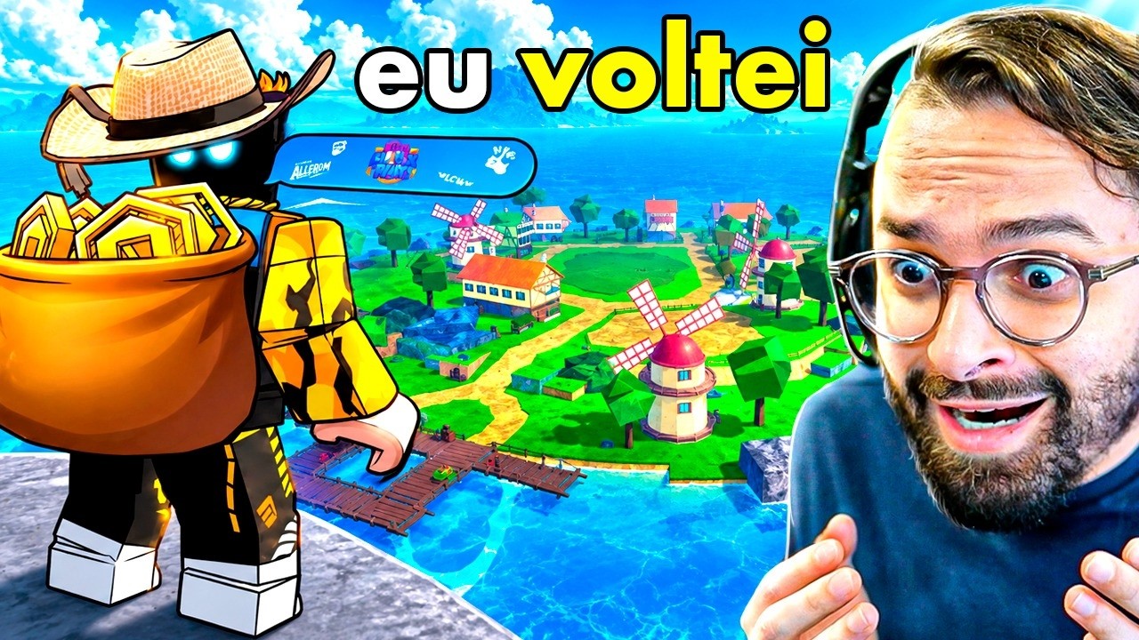 VOLTEI PRO BLOX FRUITS DEPOIS DE 3 ANOS… TÁ TUDO DIFERENTE! 😱