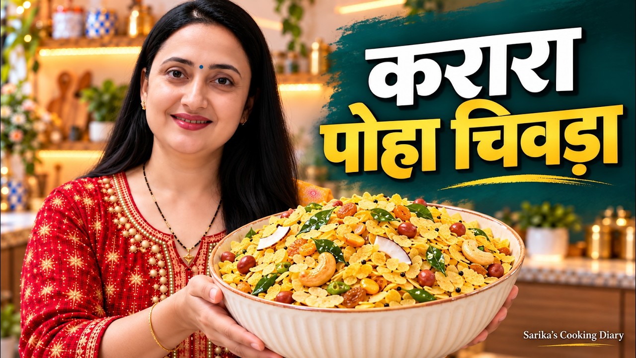 दिवाली का कुरकुरा पोहा चिवड़ा 😋 | Crispy Poha Chivda Recipe & Tips