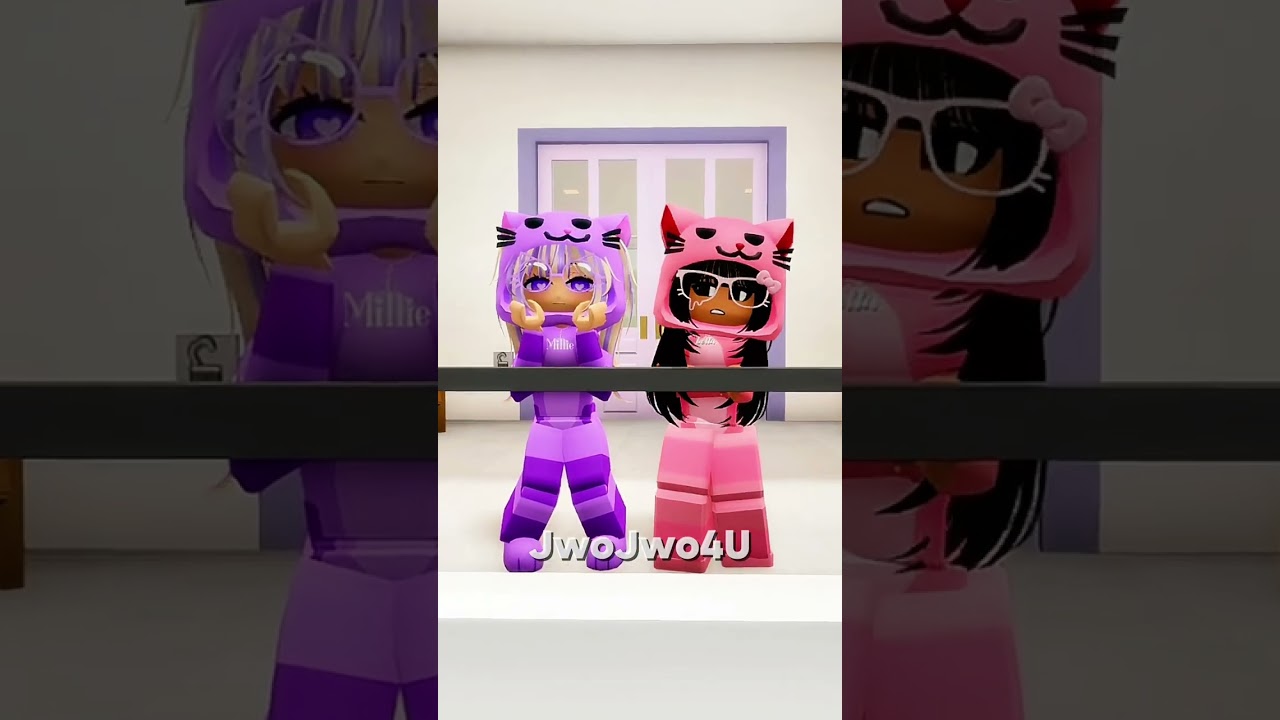 i caught my best friend dancing with josh 😭💗 #roblox #shorts