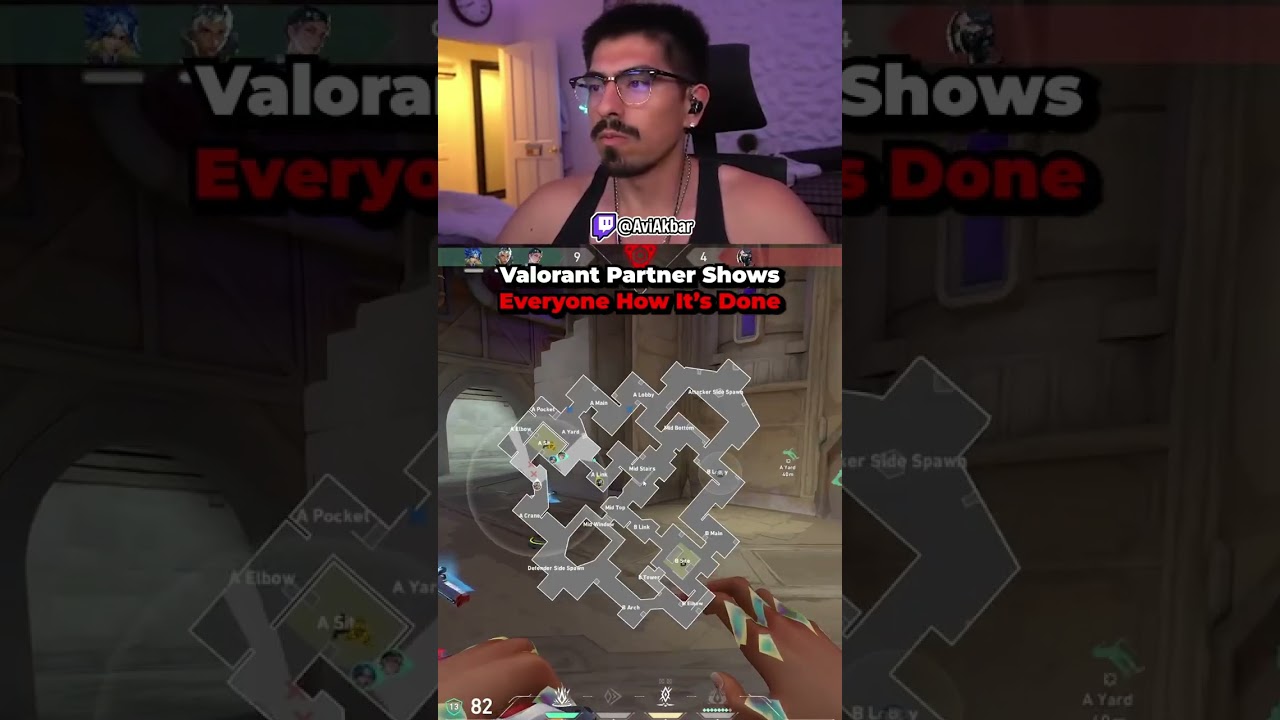 Valorant Partner Ace 🔥😂 #valorant #valorantclips