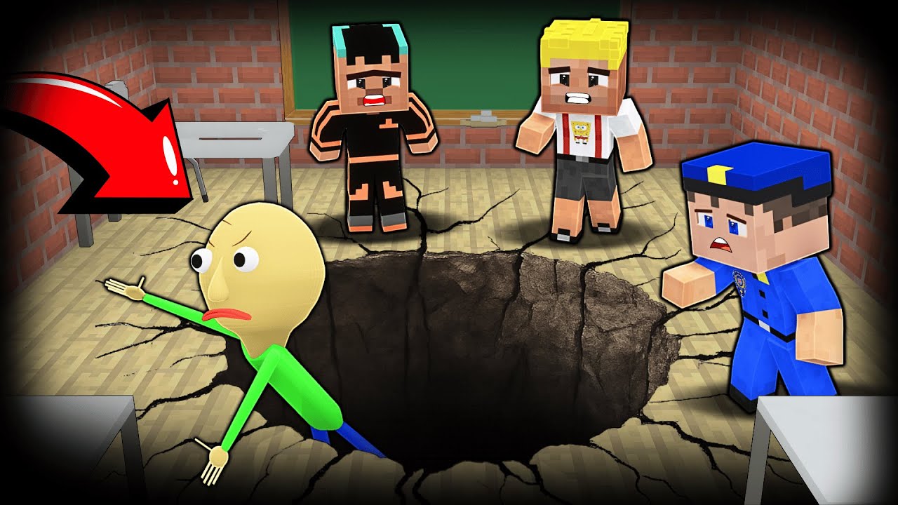 SINIFTA GİZLİ KUYU BULDUK! 😱 - Minecraft