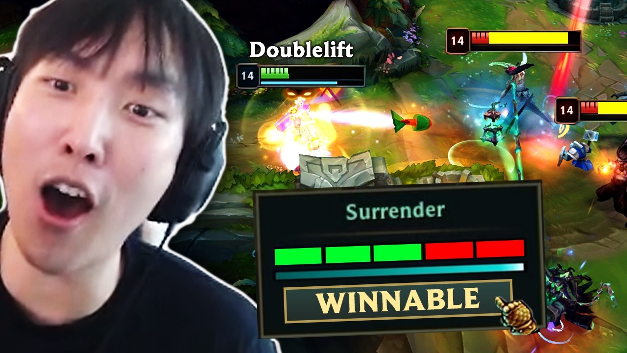 Jinx is the only ADC pick that can comeback like this