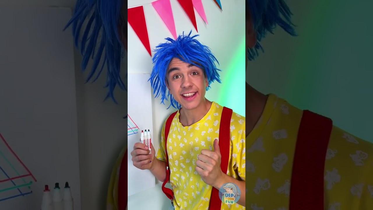 🔵 Discover EASY 2D and 3D shapes with me! 🌈 #DIY #Shorts