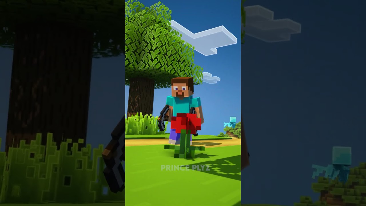 Minecraft Steve and Alex A Tale of True Friendship #shorts #minecraft