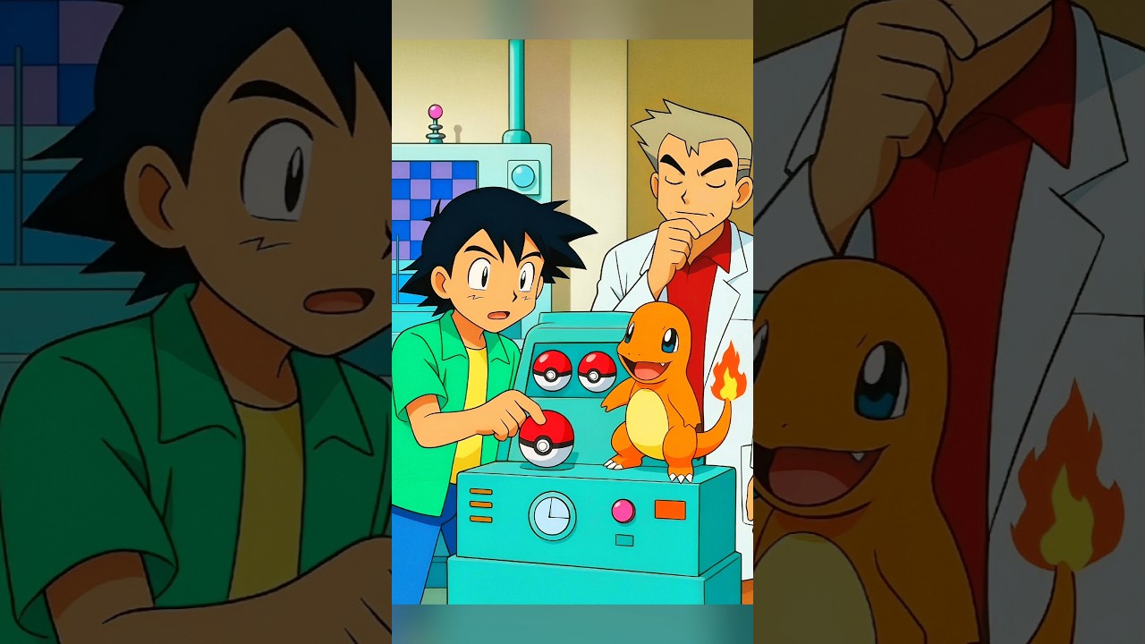 What Happened if Ash Picked Charmander as a Starters 😵 | #shorts #pokemon