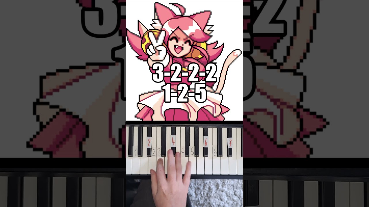 Deltarune Cutie Mew Mew Magic Piano Tutorial #shorts