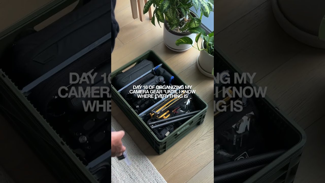 Clear out day! #nycfilmmaker #edc #cameragear #onset #bts #organization