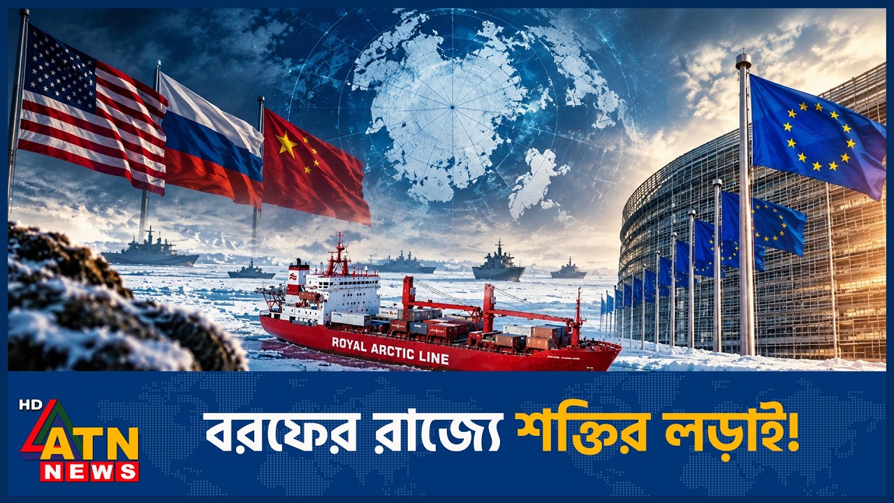 আর্কটিকে কেবল পাহারায় এবার নামছে ইউরোপ | EU Arctic Strategy | ATN News