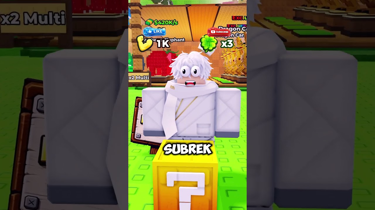 Tiap Like Nambah Power di Kick a Lucky Block!