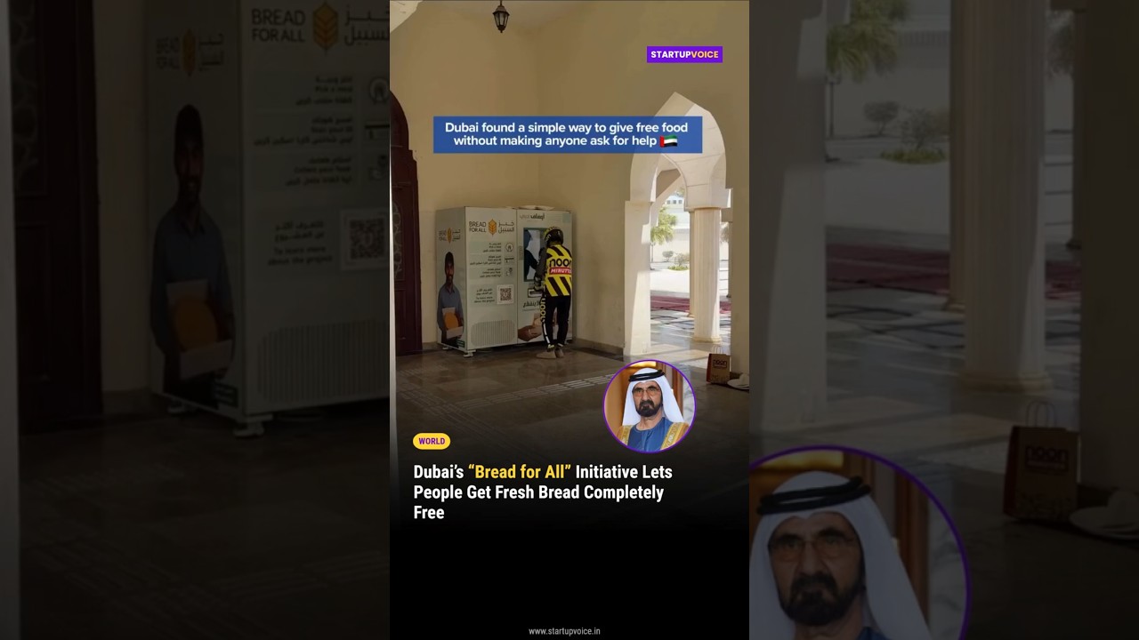 Dubai’s “Bread for All” Initiative Lets People Get Fresh Bread Completely Free