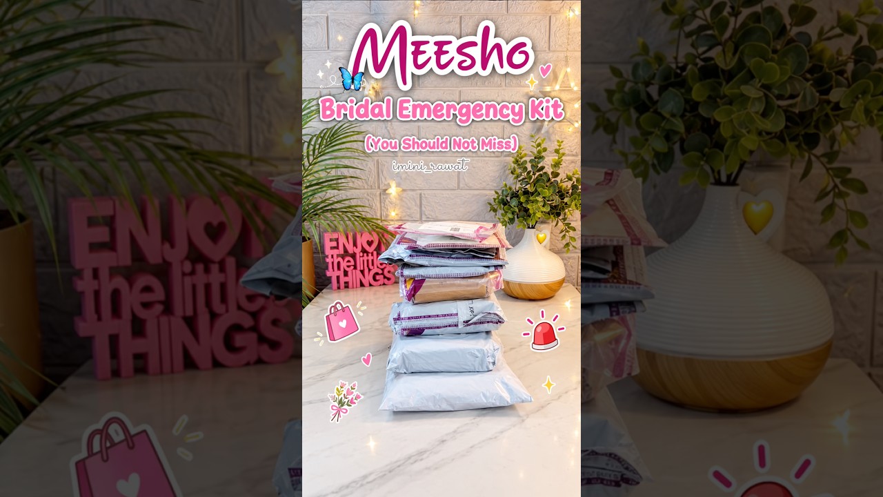 MEESHO Bridal Emergency Kit Finds ~ Meesho Haul #meesho #weddingseries #viralshorts #unboxing