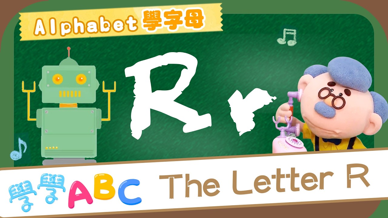 字母R發音教學 | Rooster🐔 Reading📖 Robot🤖| Learn Alphabet A to Z | Kids English Learning  | #momokids